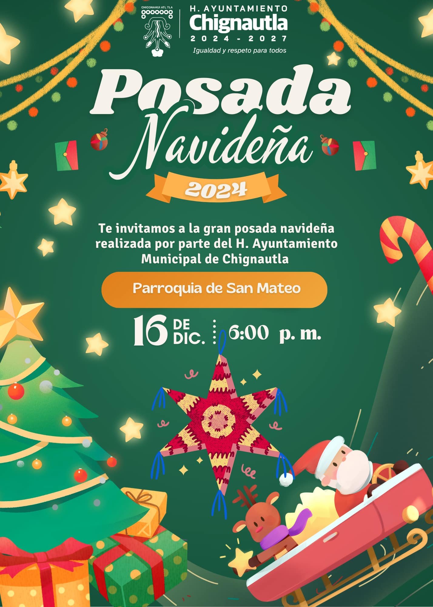 Imagen destacada de: Gran posada navideña que se realizará el día 16 de Diciembre en la Parroquia de San Mateo a las 6:00