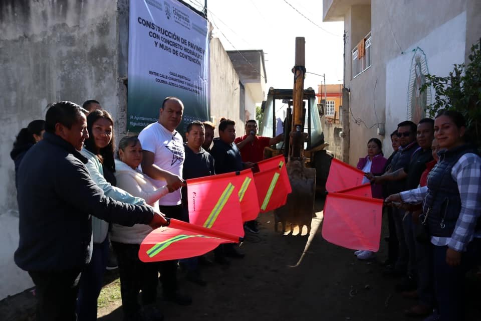 Imagen destacada de: inicio de Obra para la construcción de un pavimento con Concreto Hidráulico y Muro de Contencion 
