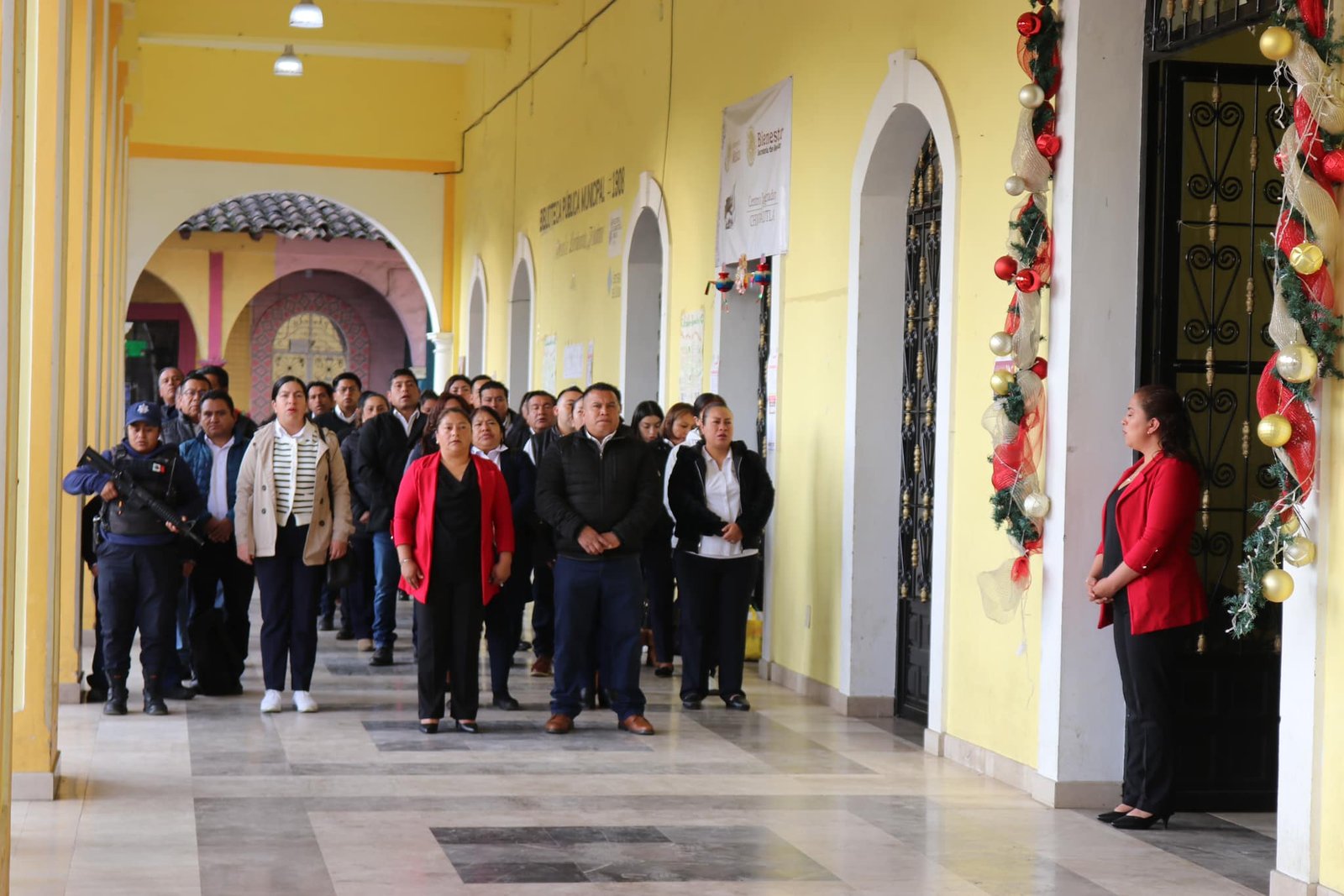 Imagen destacada de:  El Ayuntamiento Municipal de Chignautla inicia labores esta semana rindiendo honores a la bandera