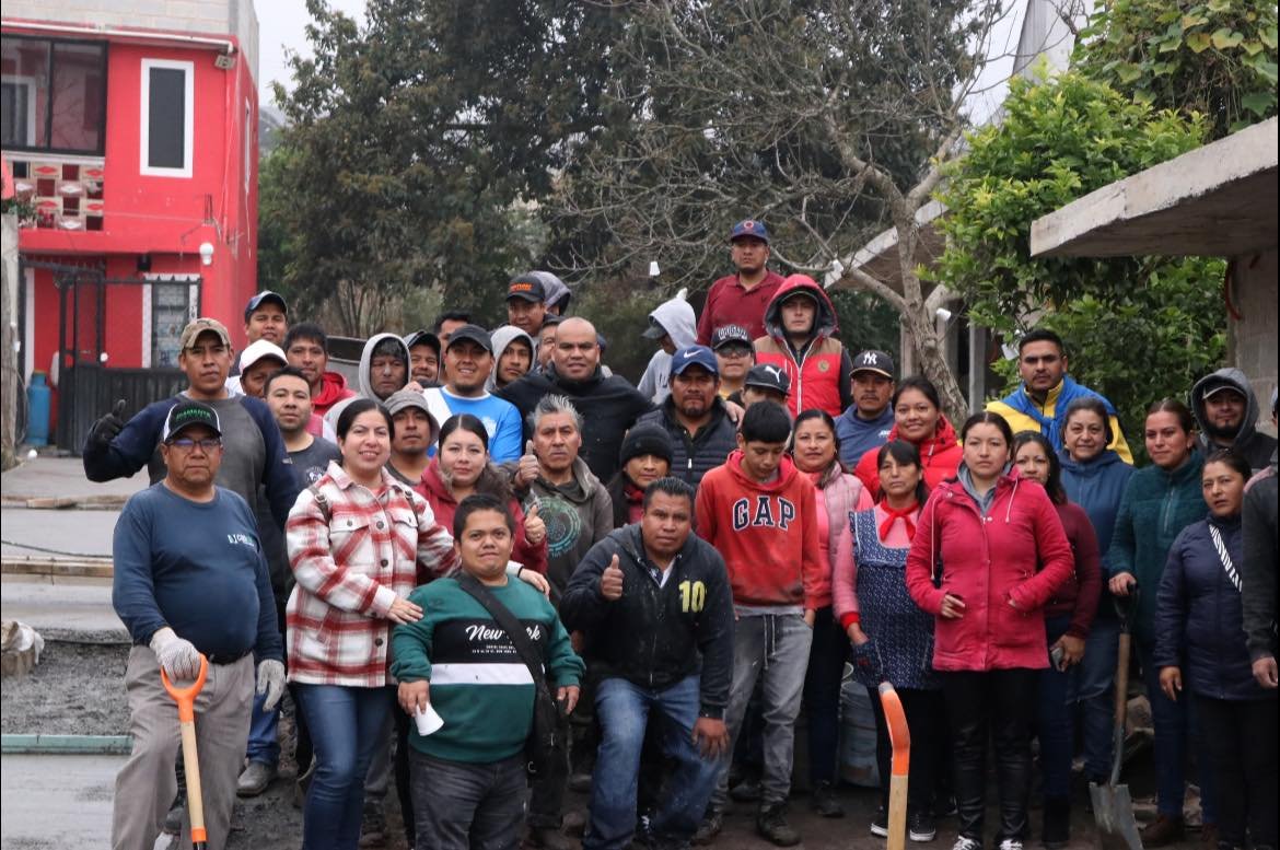 Imagen destacada de: se realizó la primera Obra Comunitaria en Faena