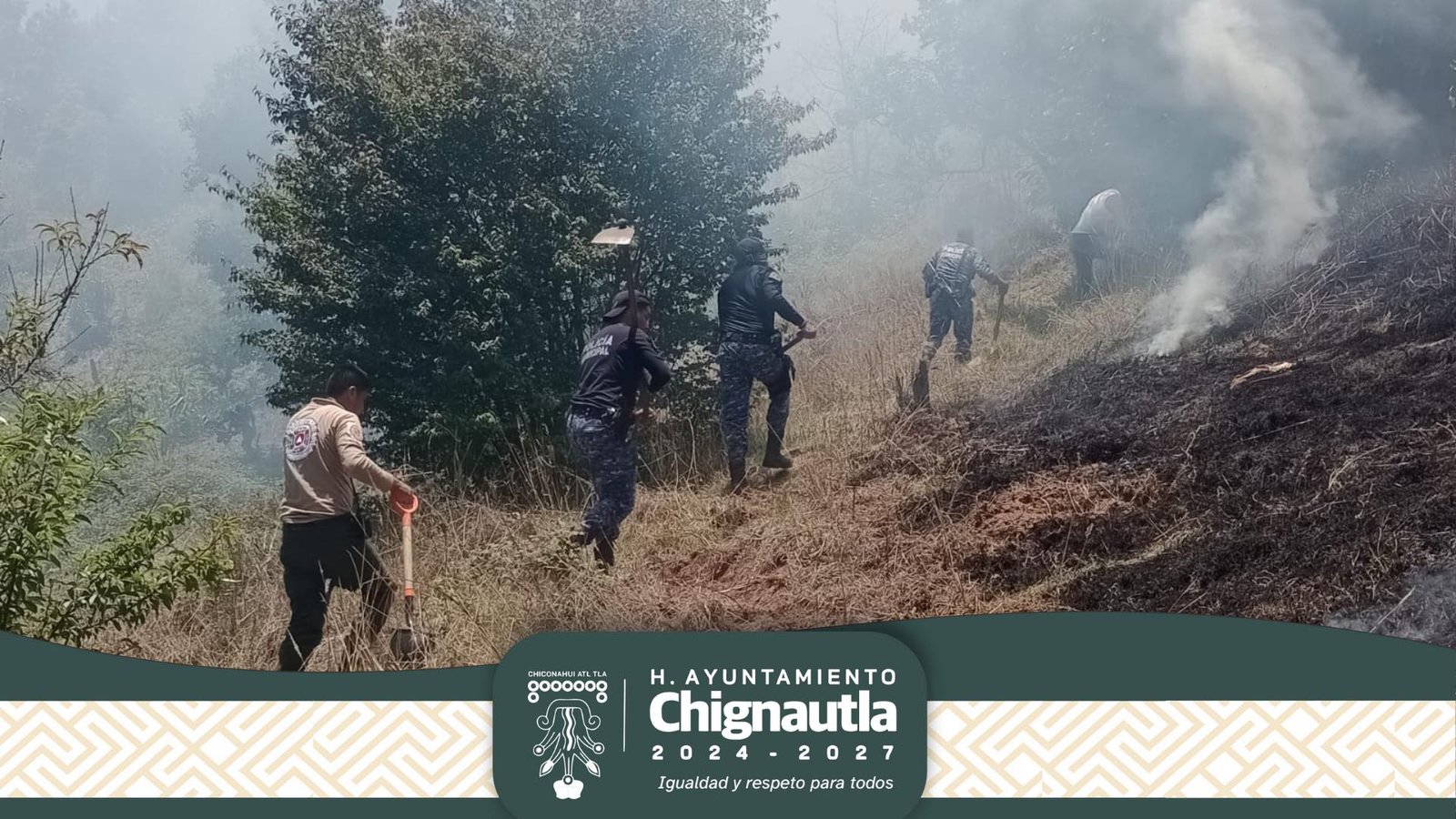 Imagen destacada de: Protección Civil sofoca incendio forestal 