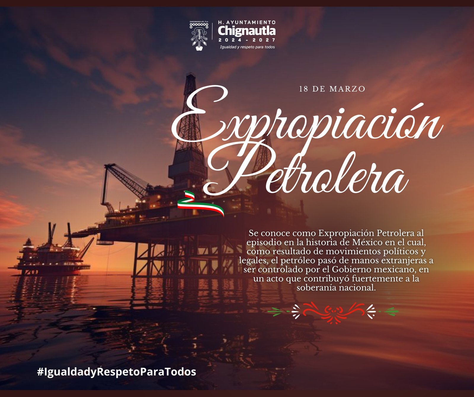 Imagen destacada de: ¡Día de la Expropiación Petrolera!<br/>