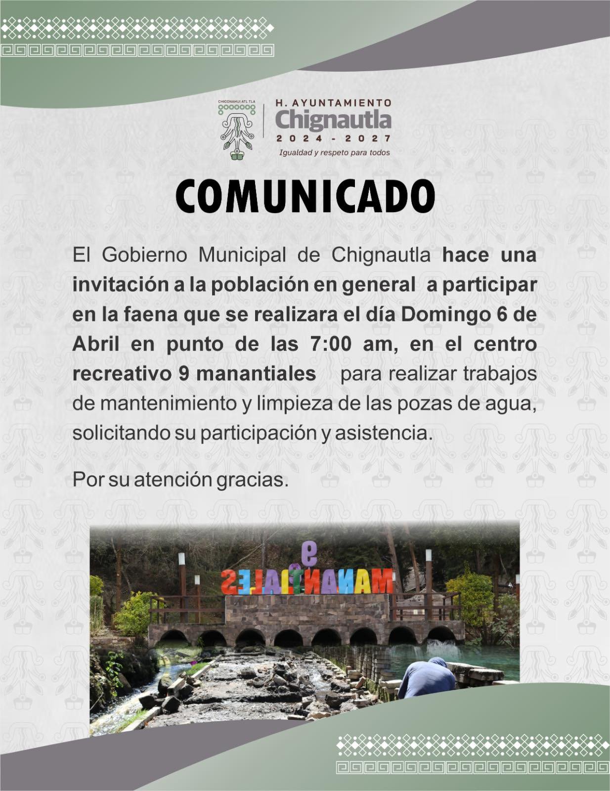 Imagen destacada de: ¡Faena Dominical!